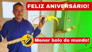 LEVEI O MENOR BOLO PARA O ANIVERSÁRIO DO NONATO🎊❤️🤣🤣 [upl. by Godbeare717]