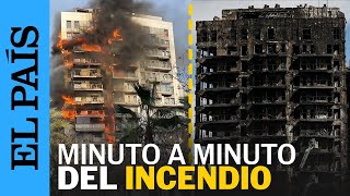 VALENCIA  Cronología del incendio 24 horas contra el fuego  EL PAÍS [upl. by Domineca]