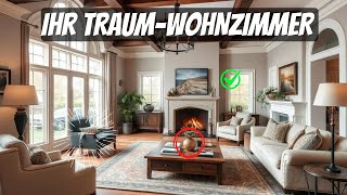 Klassische Wohnzimmer die beeindrucken – Zeitlose Eleganz für dein Zuhause [upl. by Yerffeg]