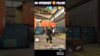 No internet 🛜 prank enemy show me lol emote  freefire freefireclipes rxpeedff shortsfeed [upl. by Karon]