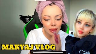 MAKYAJ VLOG SOSYAL MEDYA VERGİ BİLGİSİ VERİYORUM MUTLAKA DİNLE 😭 [upl. by Zenobia350]