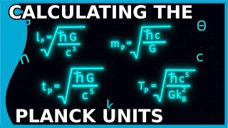 Calculating the Planck Units [upl. by Atteirneh]