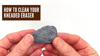 How to clean your kneaded eraser [upl. by Akeihsal]