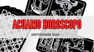 ACUARIO ♒️ Horóscopo Septiembre 2024  Lectura de Tarot ACUARIO tarothoy horoscopo [upl. by Hna]