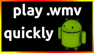 how to play wmv files on android phone [upl. by Huberto]