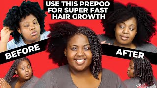 Rice Water  Aloe Vera PrePoo Treatment for SUPER FAST Hair Growth  Longer Thicker quotNatural Hairquot [upl. by Shiri]