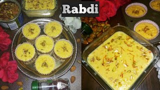 Easy Rabri Recipe with Ricotta Cheese and Condensed Milk  Instant saffron Rabdi  Diwali special [upl. by Anah281]