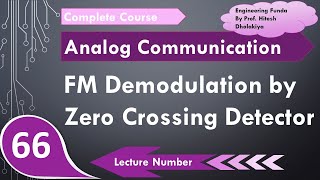 FM Demodulation by Zero Crossing Detector Basics Block Diagram Working amp Waveforms Explained [upl. by Atinniuq683]