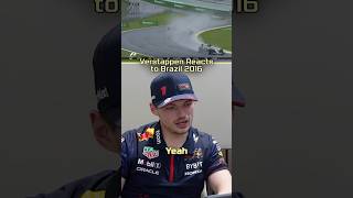 Max Verstappen Reacts to Brazil 2016 🇧🇷 [upl. by Wong]