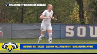 Morehead State Soccer Beats UT Martin in OVC Tournament Opener [upl. by Ikeda53]