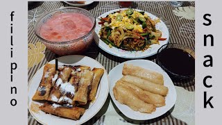 ultimate filipino merienda mukbang  raw noedit snacks  Nelia Creasey [upl. by Voleta798]