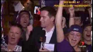 Ecstatic Freo Fans  7News Perth  21092013 [upl. by Adamina]