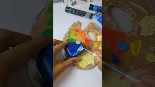 Painting on earbuds case 🎧creative diy painting [upl. by Seroka]