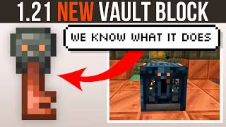 Minecraft 121  Trial Key Use The Trial Vault Block [upl. by Kohler]