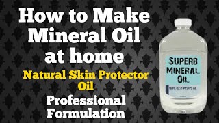 mineral oil making formula  Paraffin oil  natural oil  homemade cosmetics business ideas [upl. by Eniretac]