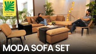 Introducing Moda Sofa Set Versatile Comfortable and Stylish Seating Solutions by Interwood [upl. by Asaret831]