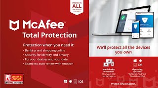 McAfee Total Protection 2021Antivirus Software Internet Security At Amazon [upl. by Iam]