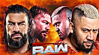 FULL MATCH  Roman Reigns vs Solo Sikoa  Wwe Raw Netflix Tribal Combat 2024 [upl. by Nelyk557]