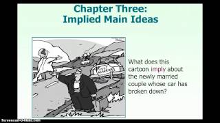 Finding Implied Main Ideas [upl. by Torin]