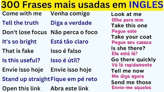 ✅🗽APRENDA AS 300 EXPRESSÕES EM INGLÊS MAIS IMPORTANTES PARA CONVERSAR COM QUALQUER PESSOA 🌍🗣️ [upl. by Nailil]