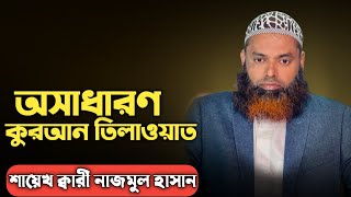 কুরআন তিলাওয়াত। শায়েখ ক্বারী নাজমুল হাসান। Qari Nazmul Hasan [upl. by Yhtur]