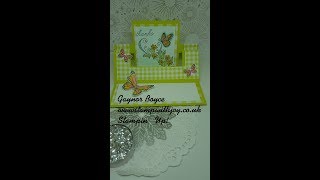 Swing Easel Card Stampin Up [upl. by Nnahgiel]