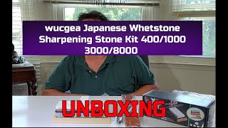 Wucgea Knife Sharpening Whetstone Kit  4001000  30008000 Grit [upl. by Nylkoorb]