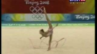 Beijing 2008 Evgenia Kanaeva AA Ribbon [upl. by Ayotnom]