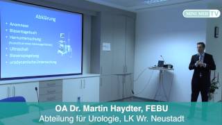 BlasenfunktionsstÃ¶rungen  Harninkontinenz MINI MED Studium mit OA Dr Martin Haydter FEBU [upl. by Rehtae709]