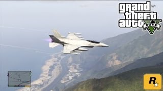 GTA5 Fighter Jet P996 Lazer Tutorial  Grand Theft Auto V PS3  Xbox 360 ᴴᴰ [upl. by Nevet524]