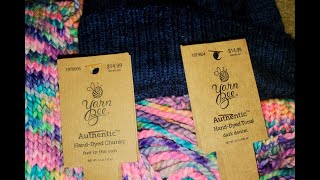 Reviewing Yarn Bee Authentique Hand Dyed Yarn [upl. by Bunker]