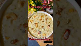 Sabudana kheer navratri vratkakhana cookinglife30 youtubeshorts [upl. by Lesya]