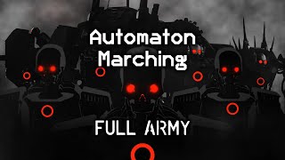 Full Automaton Army Marching Cadence  Ultimate Automaton Force Marching Chant amp Beat  Helldivers 2 [upl. by Nnaeel]