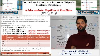 Exercice 4  Charge et Migration dun tétrapeptide dans une électrophorèse [upl. by Ahsuatal]