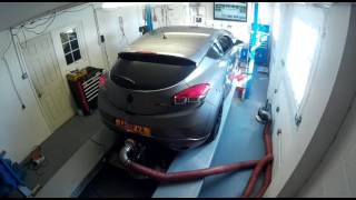 Engine Dynamics Megane 3 RS 250 level 2 Dyno Run [upl. by Flip]