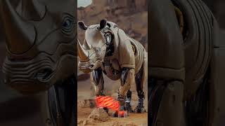 Robot and rhino hybrid animal which your favourite animal likeshortsviraltrending [upl. by Apple458]