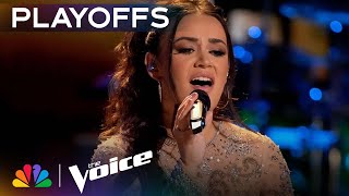 Kristen Browns Dynamic Performance of Lady As quotNeed You Nowquot  The Voice Playoffs  NBC [upl. by Nileuqay]