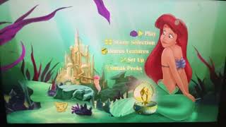 The Little Mermaid Ariel’s Beginning 2008 DVD Menu Walkthrough [upl. by Kersten]