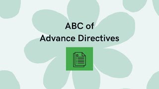 ABC of Advance Directives  Assessing Mental Capacity for Advance Directive [upl. by Nywles]