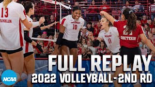 Wisconsin vs TCU 2022 NCAA volleyball second round  FULL REPLAY [upl. by Hsima]