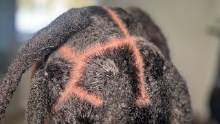 How To Wick Tutorial dreads locs wicks [upl. by Ojoj522]