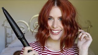 Beachy Waves Tutorial For Short Hair  GHD Creative Curl [upl. by Sisto376]