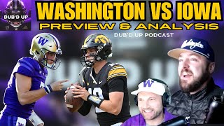 Washington vs Iowa  Preview amp Analysis  Huskies Aim for Big Ten Road Victory in Kinnick [upl. by Desmund]