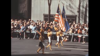 New York St Patricks Parade 1981 archive footage [upl. by Anauqaj]