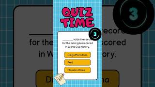 holds the record for the most goals scored in World Cup history quiz quiztime quizchallenge [upl. by Binky]