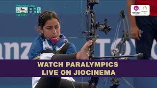 Sheetal Devis Heartbreaking OnePoint Loss  Paralympics Archery Highlights  JioCinema [upl. by Aremat333]