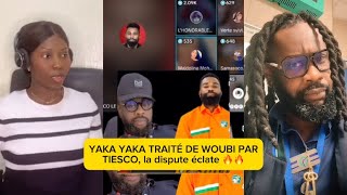 🚨🚨YAKA YAKA TRAITÉ DE WOUBI PAR TIESCO LA DISPUTE ÉCLATE DANS LE LIVE [upl. by Melia]