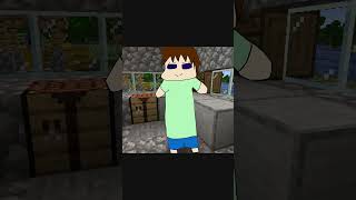 horsehair worm anthropomorphic minecraft shorts minecraft animation [upl. by Ahseekan]