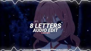 8 letters  why dont we edit audio [upl. by Zebe]