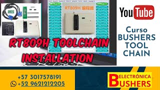 TOOL CHAIN RT809 REALTEK RECUPERACIÓN USANDO RTICE Y BUSHERS P752831 [upl. by Ahgem]